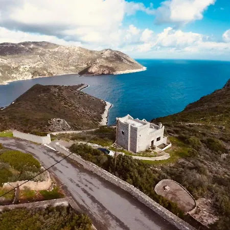 Taenarioum Antico - Mani Stone Tower With Sea View Paliros