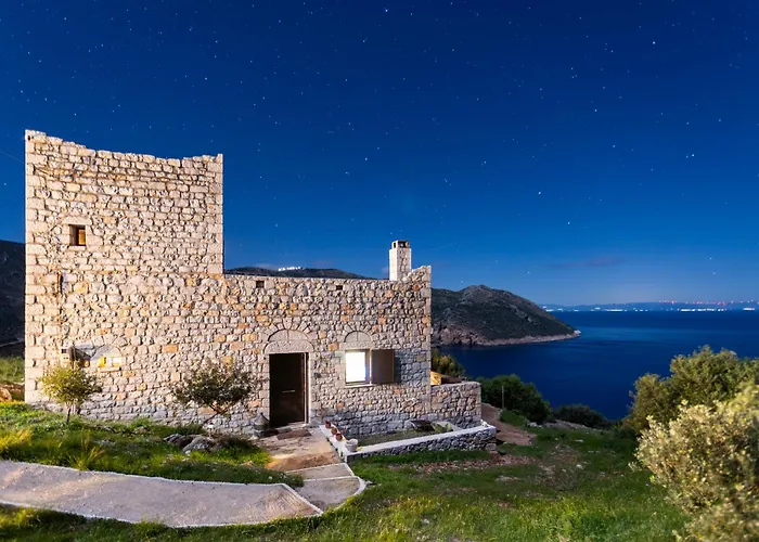 Taenarioum Antico - Mani Stone Tower With Sea View Paliros