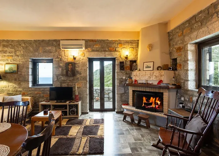 Taenarioum Antico - Mani Stone Tower With Sea View 別荘 Paliros