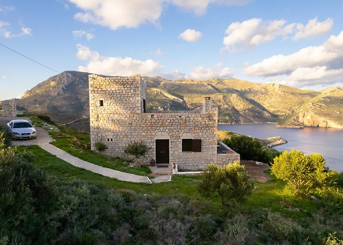 Taenarioum Antico - Mani Stone Tower With Sea View Paliros